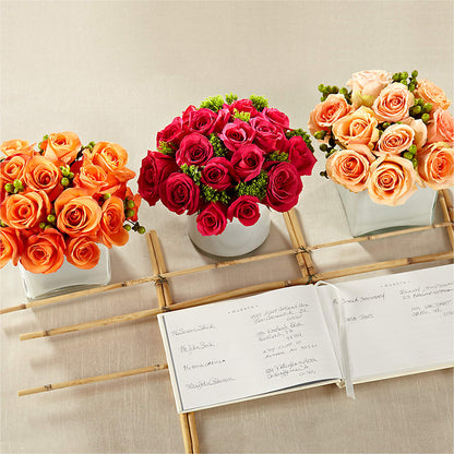 Dawn Rose Centerpiece – BELMA'S PRECIOUS FLOWERS, Kodiak AK