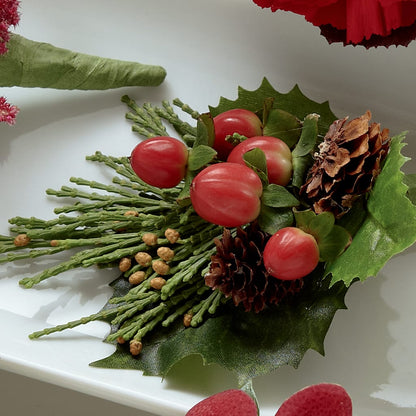 Red Berry Boutonniere – BELMA'S PRECIOUS FLOWERS, Kodiak AK
